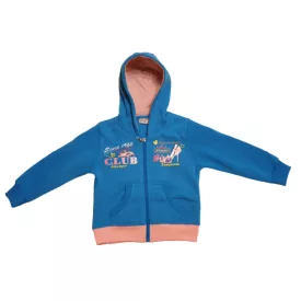 98-as kék autós meleg lány kardigán - ÚJ