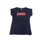 164-es sötétkék átfordítható flitteres póló lánynak