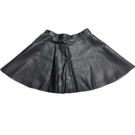 134-es fekete bőrhatású A-vonalú szoknya - H&M