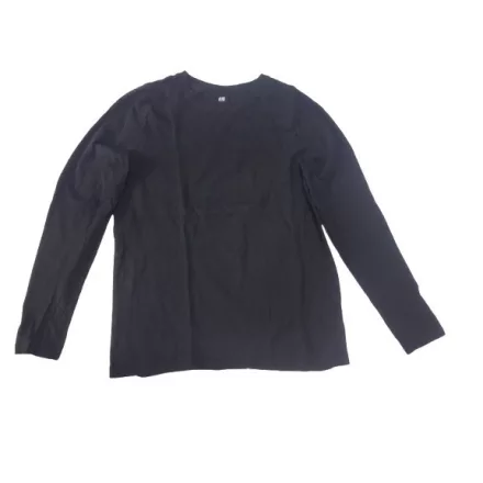 158-as fekete pamutfelső