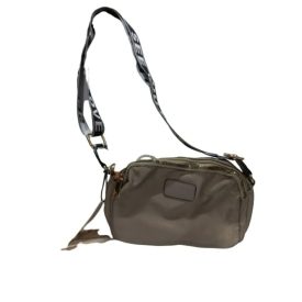 Női szürke gyöngyvászon crossbody, válltáska - ÚJ