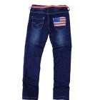 140-es kék lány polárral bélelt farmernadrág - Sunsea - ÚJ