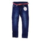 158-as kék lány polárral bélelt farmernadrág - Sunsea - ÚJ