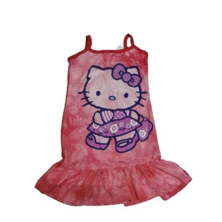 92-98-as piros nyári pántos ruha - Hello Kitty - ÚJ 