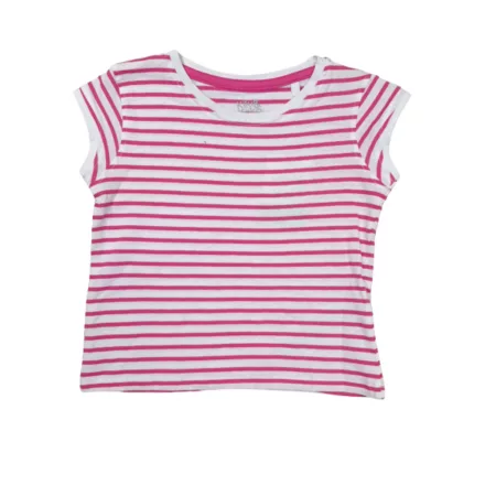 92-es pink csíkos póló - Kiki & Koko - ÚJ
