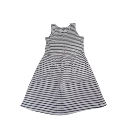 170-es fehér-kék csíkos ujjatlan ruha - H&M