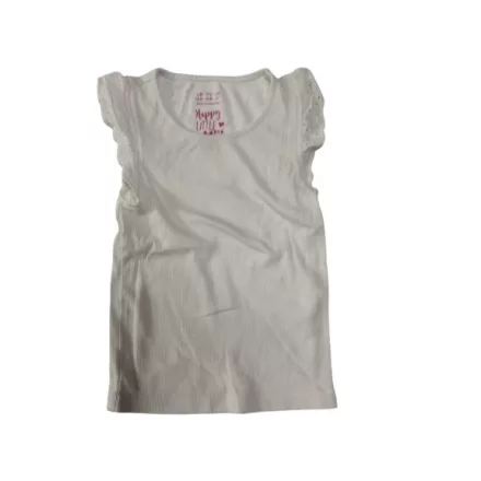 92-es fehér bordás póló - F&F