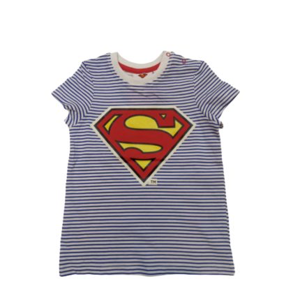 98-as kék csíkos póló - Superman - ÚJ