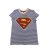 98-as kék csíkos póló - Superman - ÚJ
