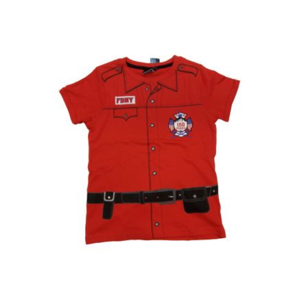 92-es piros tűzoltós póló - ÚJ