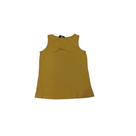 110-116-os sárga masnis ujjatlan póló - George