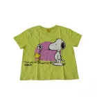 158-as sárga mintás top, póló - Snoopy