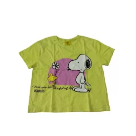 158-as sárga mintás top, póló - Snoopy