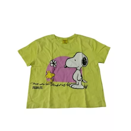 158-as sárga mintás top, póló - Snoopy