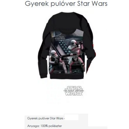 116-os sötétszürke pulóver - Star Wars - ÚJ