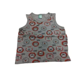   92-es szürke oroszlános ujjatlan póló, trikó - Little Kids