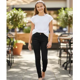 164-es fekete lány farmernadrág - H&M - ÚJ