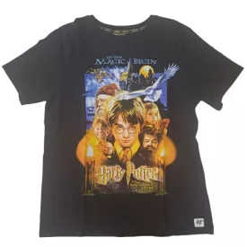 158-164-es fekete mintás póló - Harry Potter - H&M