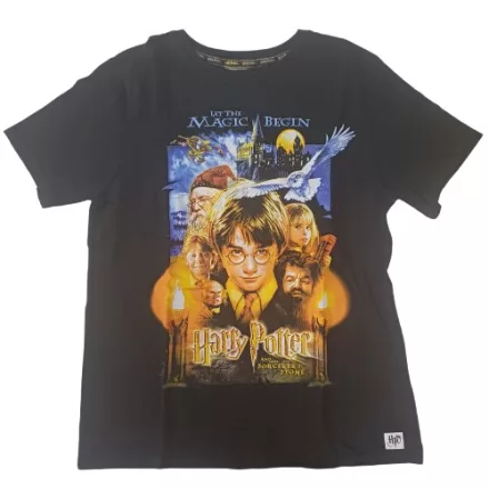 158-164-es fekete mintás póló - Harry Potter - H&M