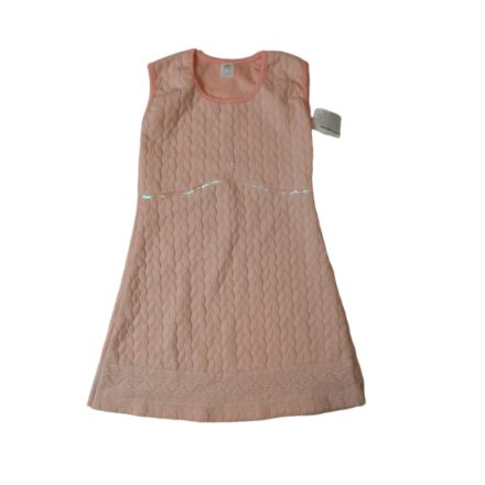 140-es rózsaszín melegebb steppelt ruha - ÚJ