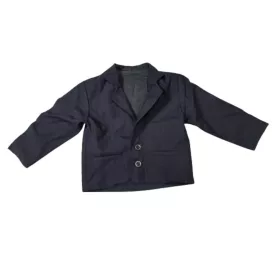 98-104-es sötétkék magában csíkos zakó