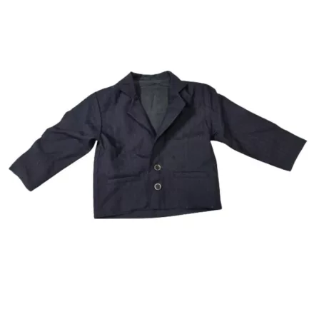 98-104-es sötétkék magában csíkos zakó