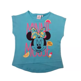 98-as türkizkék póló - Minnie Egér - ÚJ