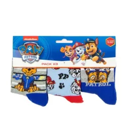 31-34-es színes zoknik, 3 db egyben - Paw Patrol - ÚJ