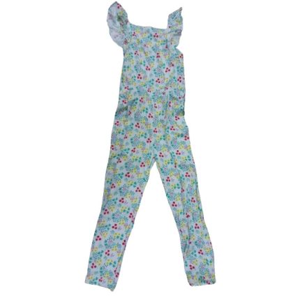 110-es fehér alapon virágos playsuit - Okaidi