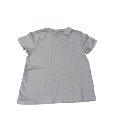 146-152-es fehér unisex egyszínű póló, tornapóló - Smart Start