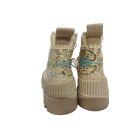 38-as vajszínű hímzett rátétes bakancs - Zara - ÚJ