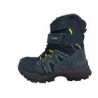 27-es sötétkék-sárga szőrmével bélelt hótaposó, bakancs - Action