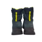 27-es sötétkék-sárga szőrmével bélelt hótaposó, bakancs - Action