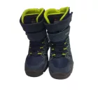 27-es sötétkék-sárga szőrmével bélelt hótaposó, bakancs - Action