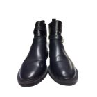 Női 39-es fekete műbőr bokacsizma - H&M