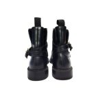 Női 39-es fekete műbőr bokacsizma - H&M