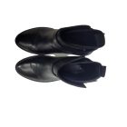 Női 39-es fekete műbőr bokacsizma - H&M