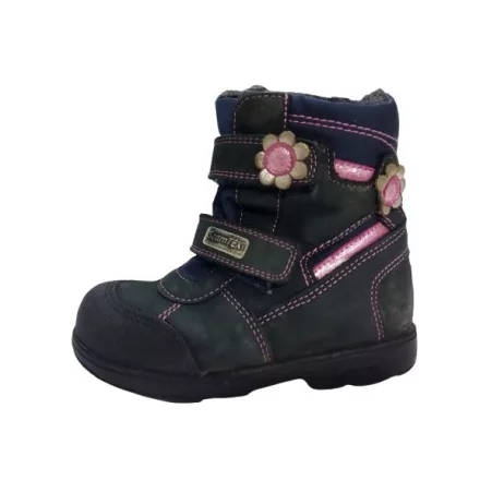 25-ös sötétkék lány bakancs - Szamtex (kicsit használtabb)