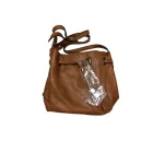 Barna női műbőr kistáska, crossbody - ÚJ