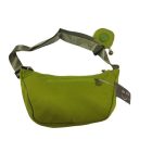 Zöld nagyméretű gyöngyvászon övtáska kis pénztárcával - ÚJ