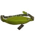 Zöld nagyméretű gyöngyvászon övtáska kis pénztárcával - ÚJ