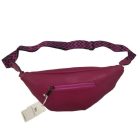 Pink nagyméretű műbőr övtáska díszes pánttal - ÚJ