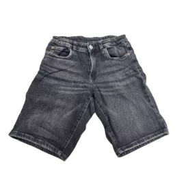 164-es fekete farmer térdnadrág - Zara