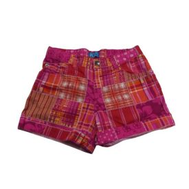   140-es pink kockás short, rövidnadrág - The Children's Place