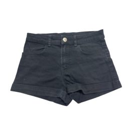 146-os fekete lány farmer short, rövidnadrág - H&M