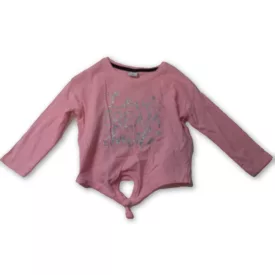   92-es rózsaszín csillagos top jellegű pamutfelső - Kiki & Koko - ÚJ