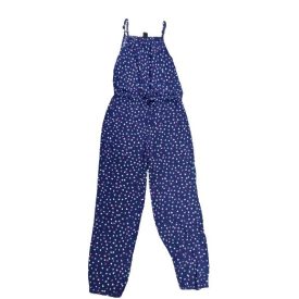 134-140-es kék mintás playsuit, nyári overall - Y.F.K