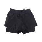 158-164-es fekete lányka szoknyás hatású sportos rövidnadrág, short - H&M