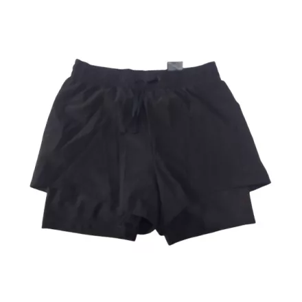158-164-es fekete lányka szoknyás hatású sportos rövidnadrág, short - H&M