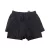 158-164-es fekete lányka szoknyás hatású sportos rövidnadrág, short - H&M